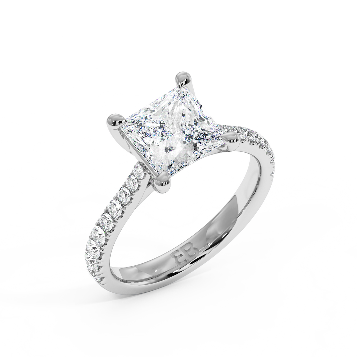 The Richmond Princess Lab-Grown Platinum Ring