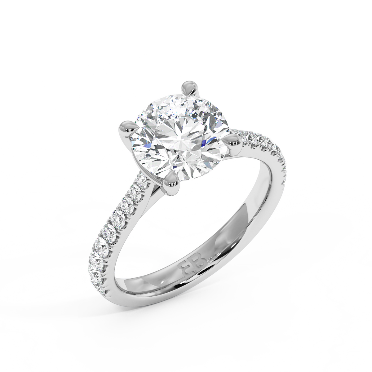 The Richmond Round Lab-Grown Platinum Ring