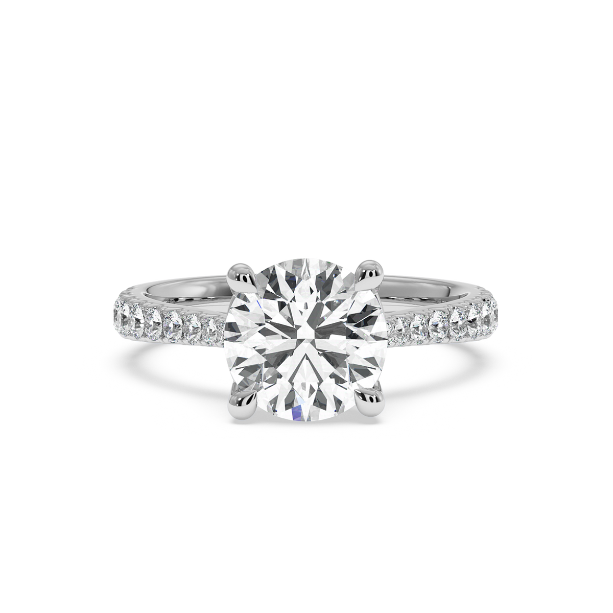 The Richmond Round Lab-Grown Platinum Ring
