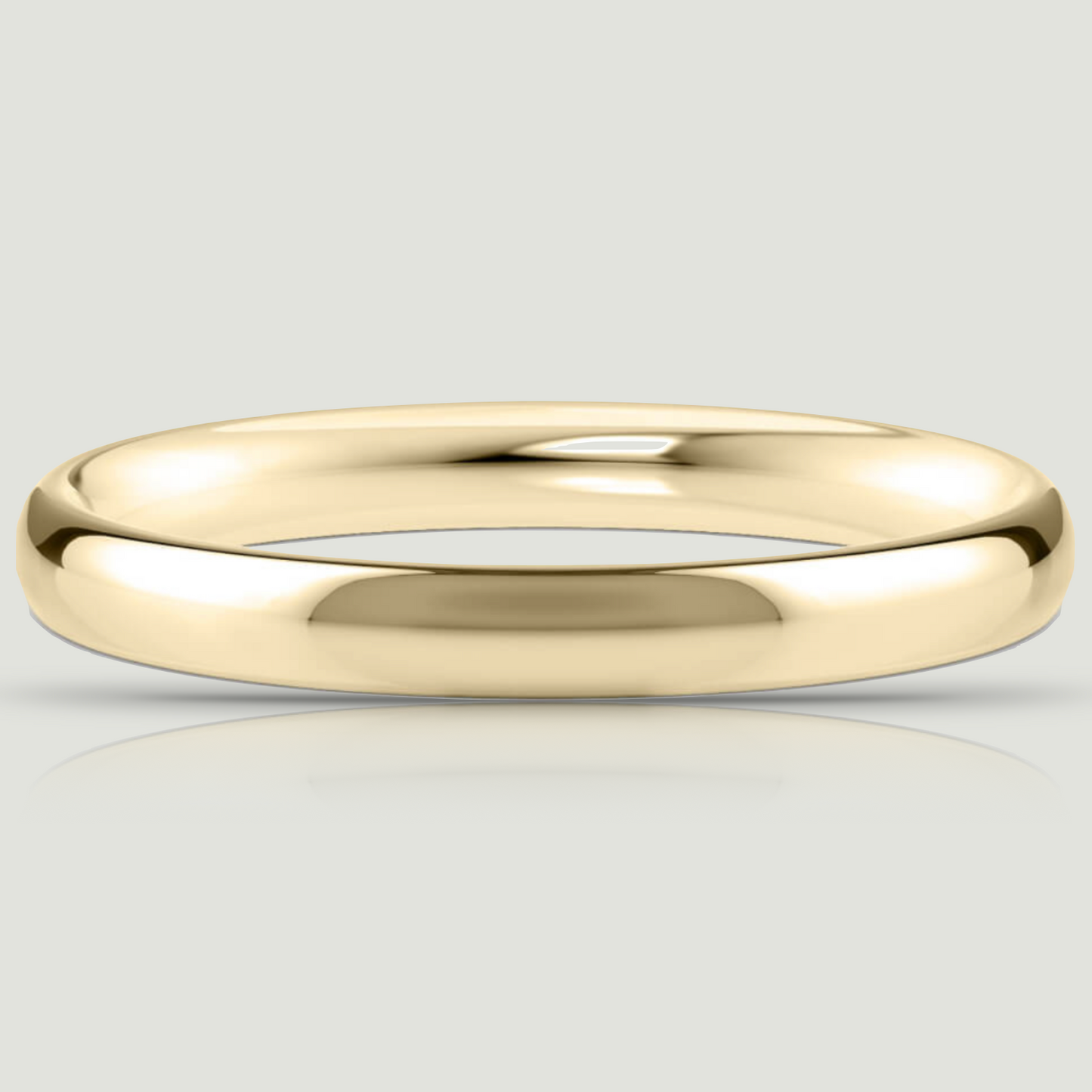 Yellow Gold 2.5mm Traditional Court Ring