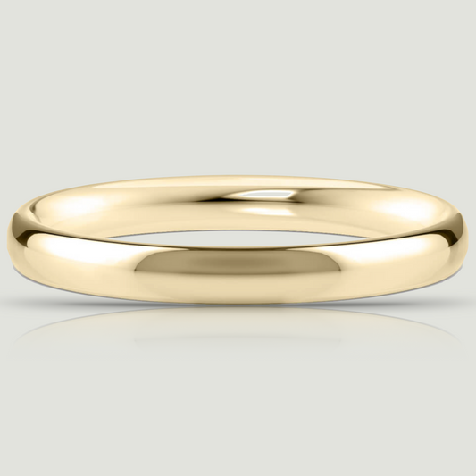 Yellow Gold 2.5mm Traditional Court Ring