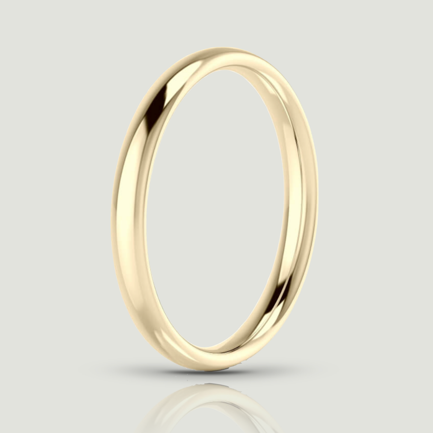 Yellow Gold 2.5mm Traditional Court Ring
