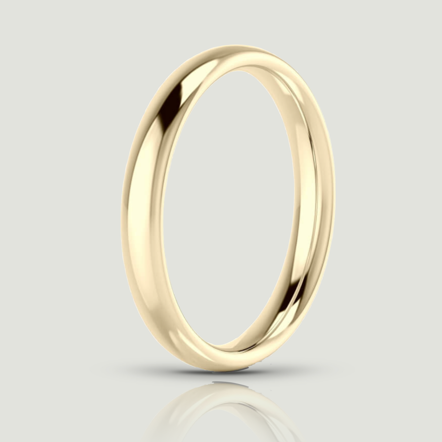 Yellow Gold 3.0mm Traditional Court Ring