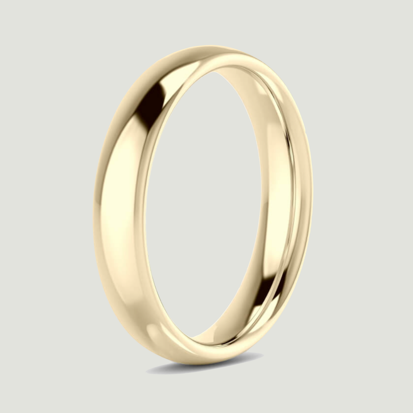 Yellow Gold 4.0mm Traditional Court Ring