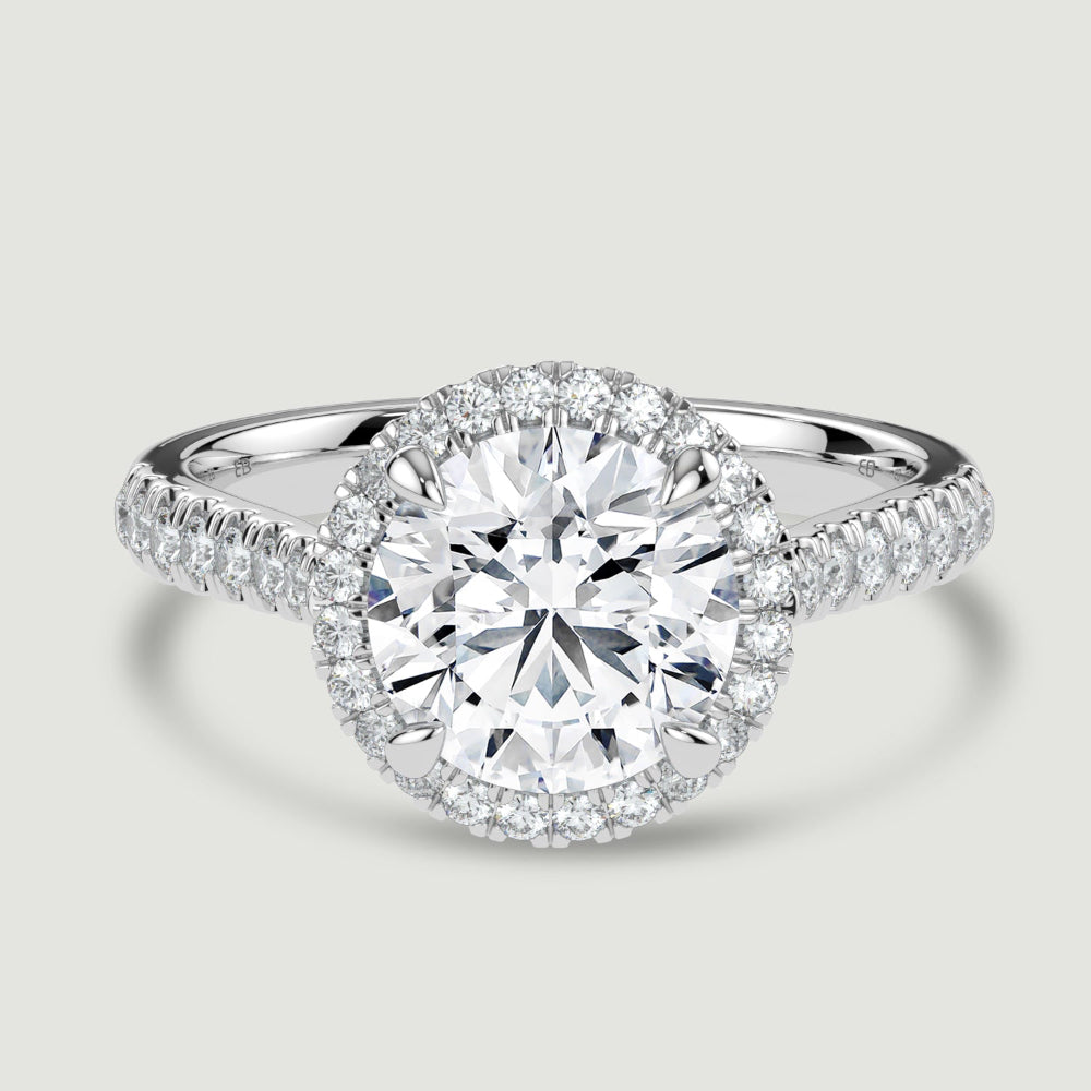 The Knightsbridge Round Lab-Grown Platinum Ring