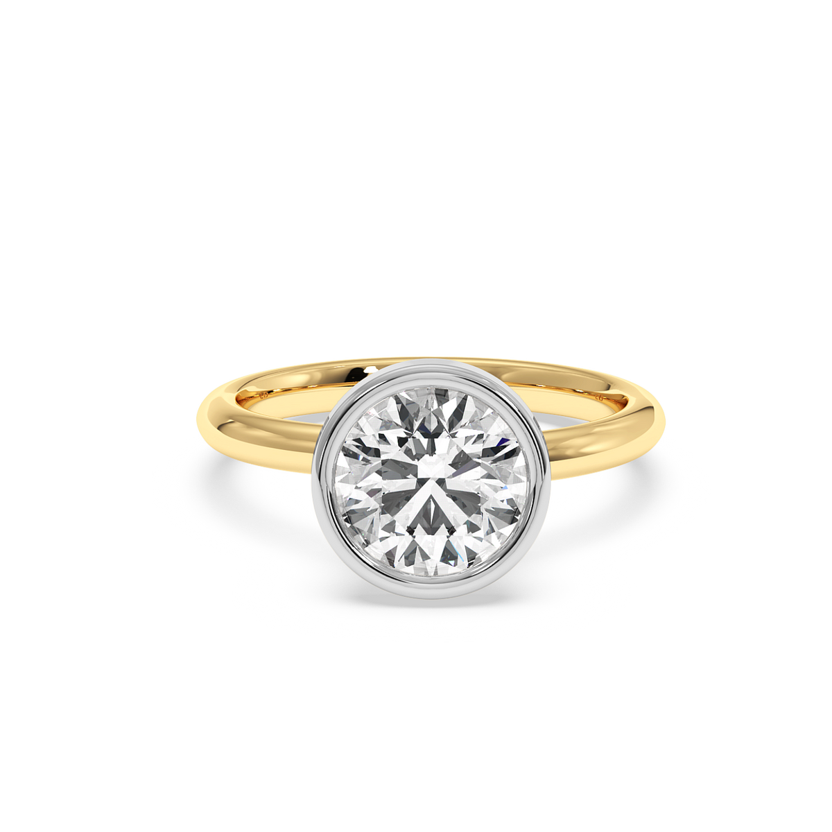 La bague Chelsea en or jaune et émeraude de laboratoire